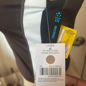 Ladies Tank with Side Stripe